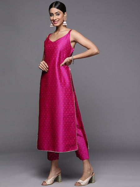 Designer Bollywood Silk Kurti With Trouser Pants And Dupatta For Women, Silk Kurti Set For Women, Party Wear Kurta Set, Indian Dress VitansEthnics