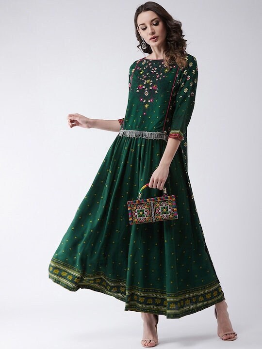 Mughal High-Low Top With Kalidaar Palazzo Set, Indian Blouse With Palazzo Set, Indo Western Dress For Women, Indian Dress, Fusion Outfit VitansEthnics