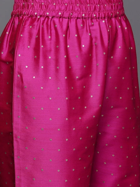 Designer Bollywood Silk Kurti With Trouser Pants And Dupatta For Women, Silk Kurti Set For Women, Party Wear Kurta Set, Indian Dress VitansEthnics