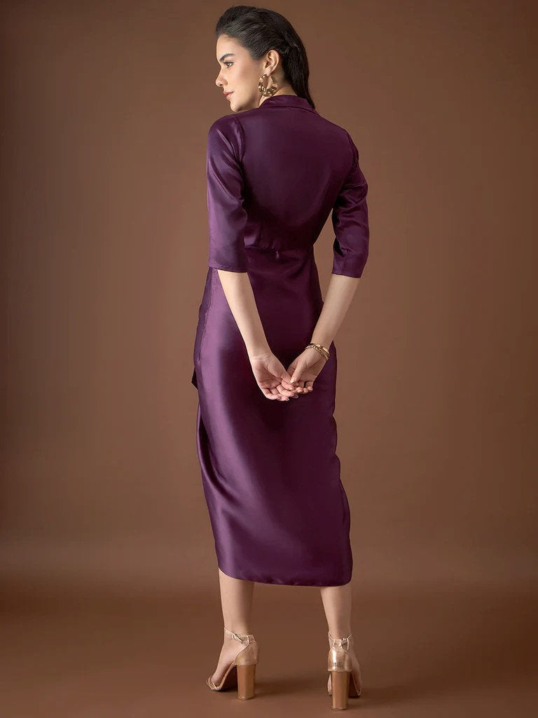 Designer Indian Dhoti Dress for Women S / Purple Designer Indian Dhoti Dress for Women S / Purple