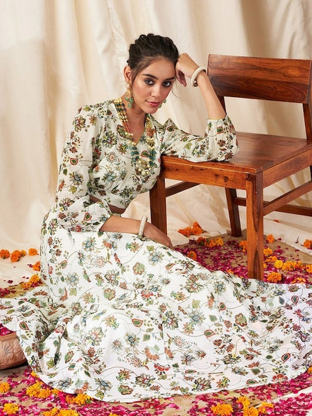 Designer Indian Crop Top With Skirt Set, Indian Blouse With Skirt Set, Indo Western Dress For Women, Indian Dress, Printed Lehenga Choli VitansEthnics