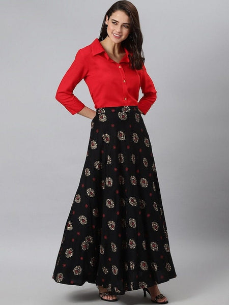 Designer Indian Ready to Wear Shirt Collar Lehenga Choli, Indian Blouse With Skirt Set, Indo Western Dress, Indian Dress, Lehenga Choli VitansEthnics